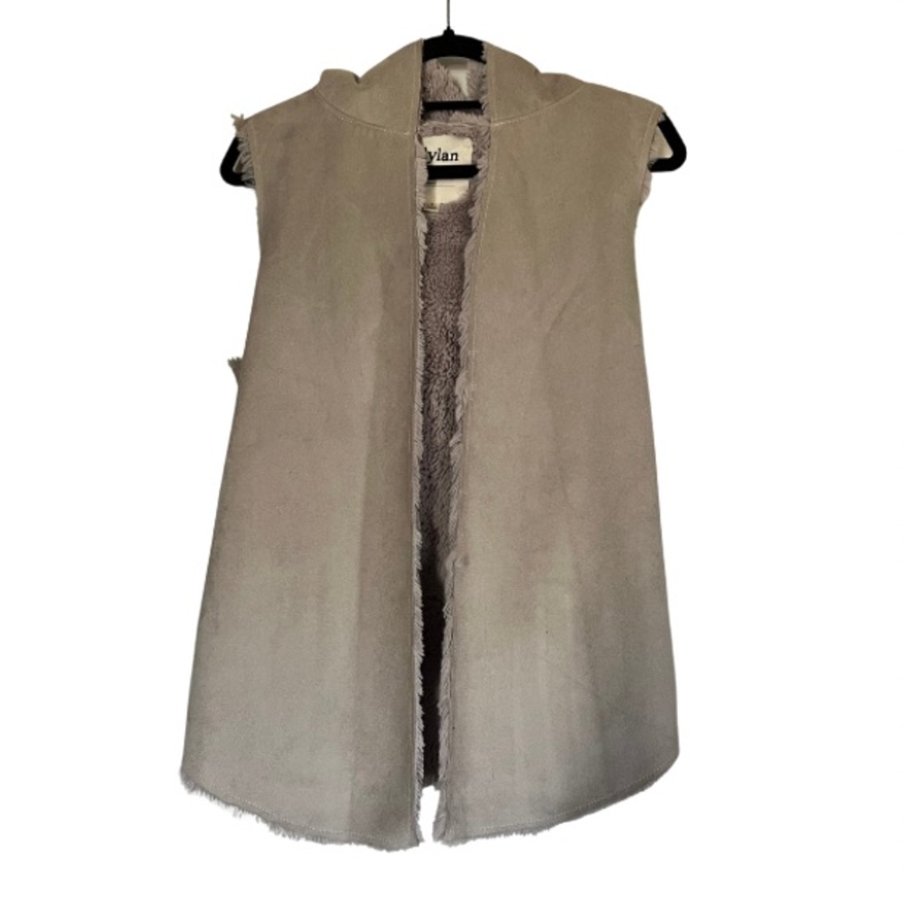 Dylan Women's Ivory Open-Front Vest